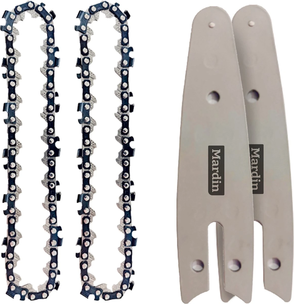 Mardin Mini Kettingzaag Accessoires Set - Snoeizaag - Kettingzaag - Kettingzaag Electrisch - 2x Ketting Plus X2 Zaagblad