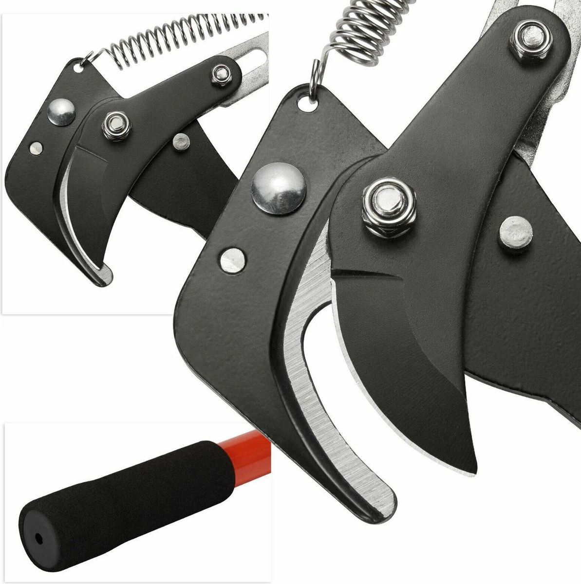 Gardebruk Takkenzaag Telescopisch - 2in1 Zaag & Snoeischaar - Oranje - Afbeelding 5