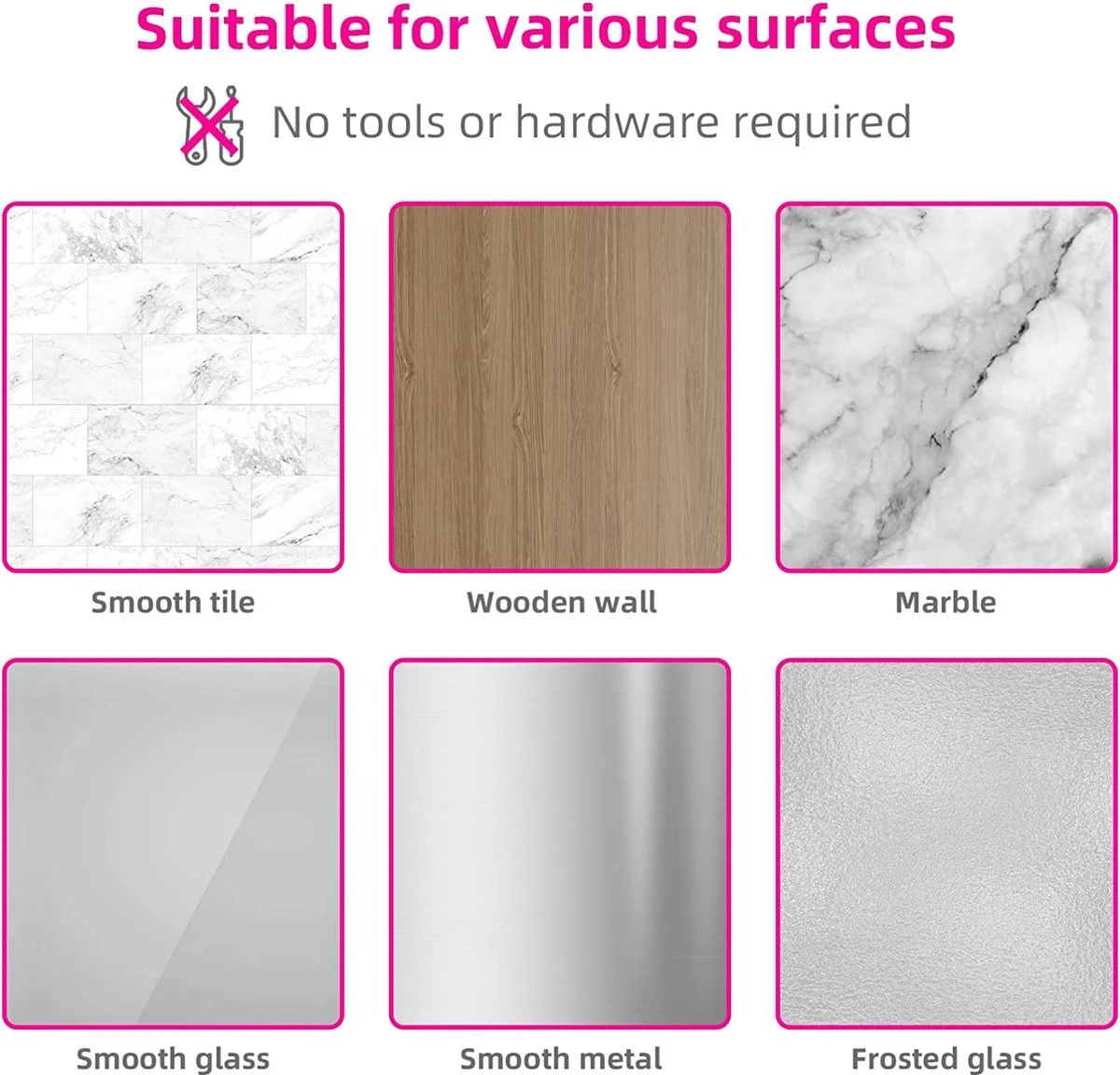 BOTC Bezemhouder - 4 Stuks - RVS - Bezem Ophangsysteem - Bezem Houder - Tuingereedschap - Zwart - Afbeelding 5