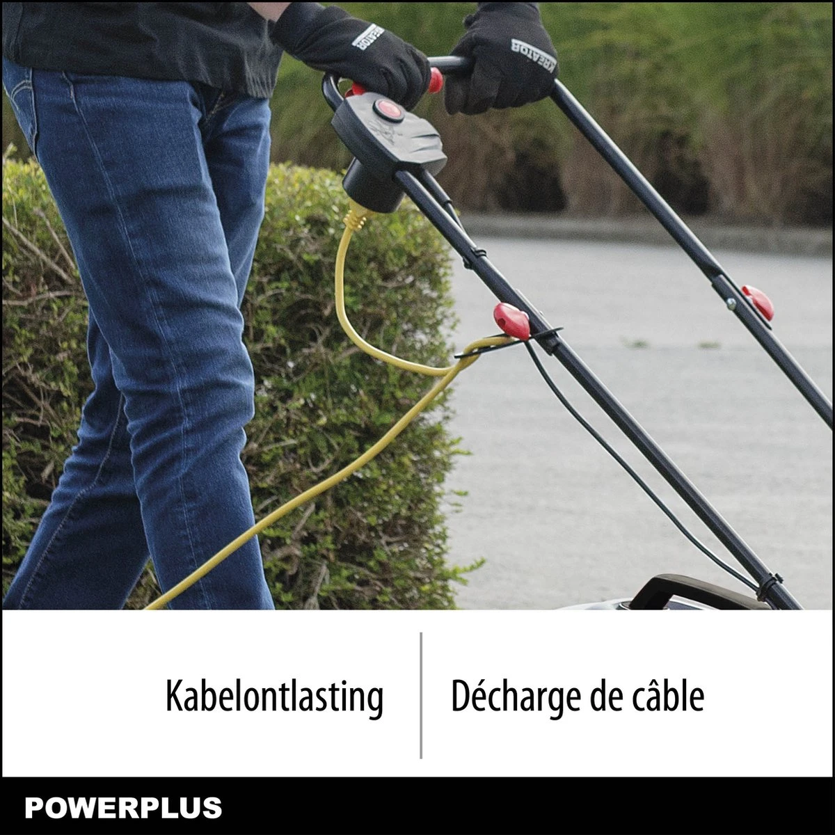 Powerplus POWEG63703 Elektrische Grasmaaier - Grasmachine Voor Kleine Tuin - 1000 W - 32cm Maaibreedte - 30L Opvangbak - Verstelbare Maaihoogte - Afbeelding 4