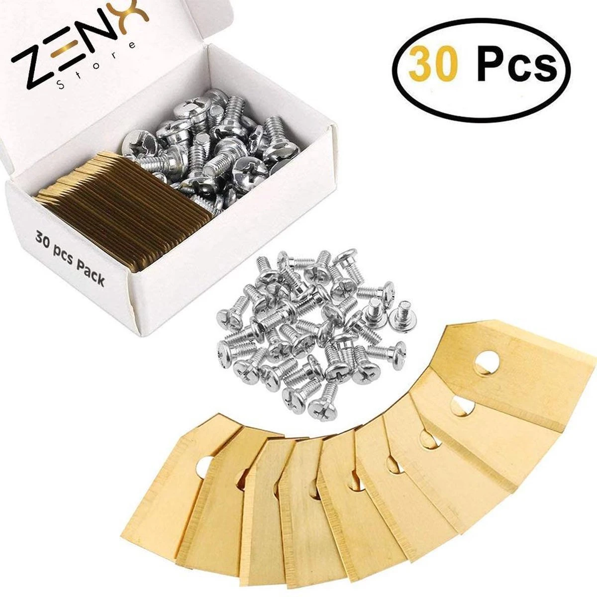 Titanium Robot Grasmaaier Mesjes Voor Husqvarna Automower, Gardena Robotmaaiers - Afbeelding 3