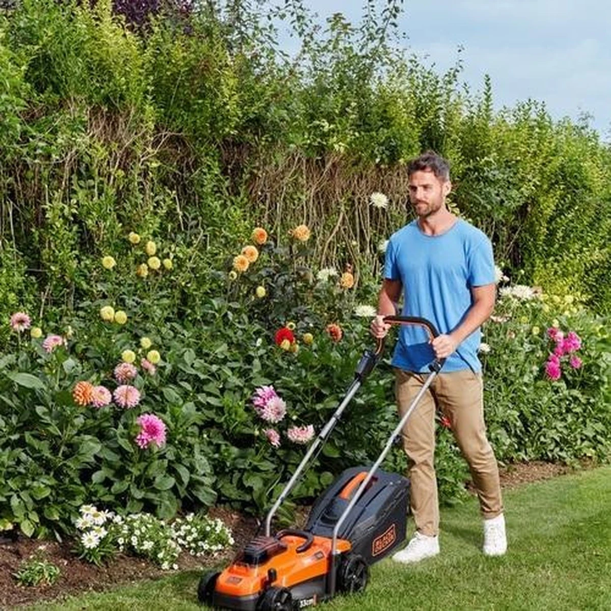 Black & Decker BLACK+DECKER BCMW3318N-XJ Grasmaaier - 18V - 33cm - Excl. Accu & Lader - Afbeelding 12