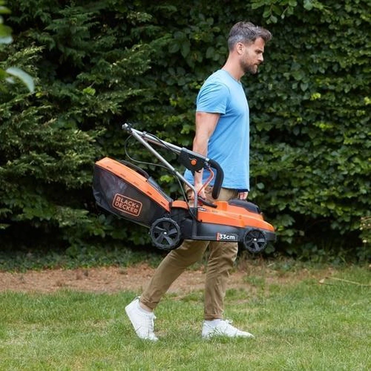 Black & Decker BLACK+DECKER BCMW3318N-XJ Grasmaaier - 18V - 33cm - Excl. Accu & Lader - Afbeelding 13