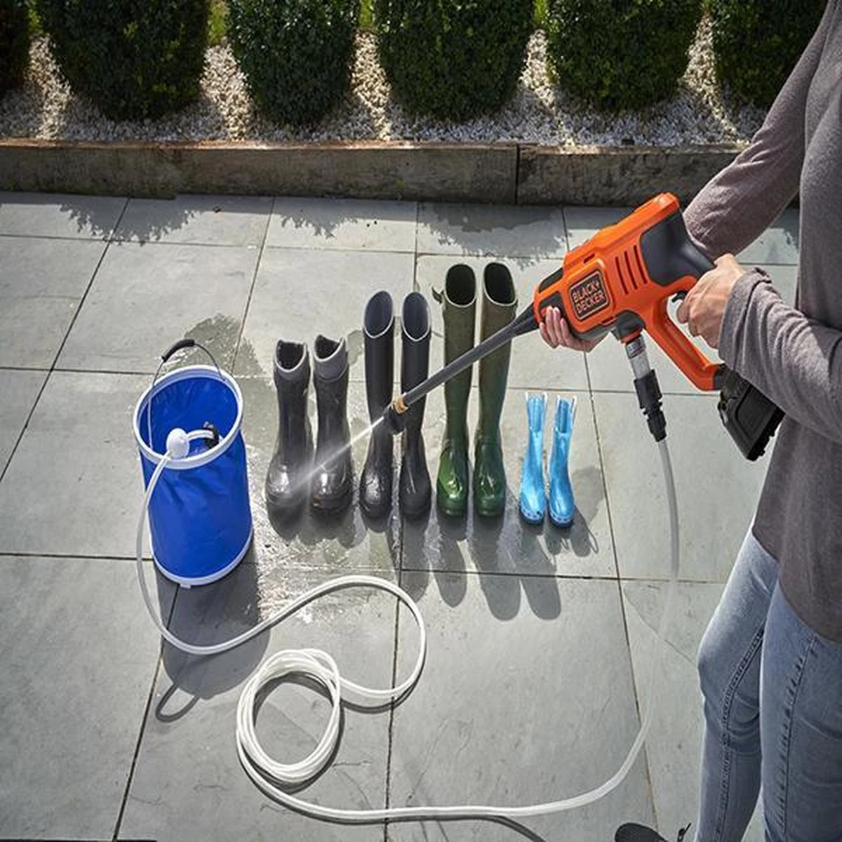 Black & Decker BLACK+DECKER BCPC18B-XJ Hogedrukreiniger - 18V - 24 Bar - Zonder Accu En Lader - Afbeelding 6