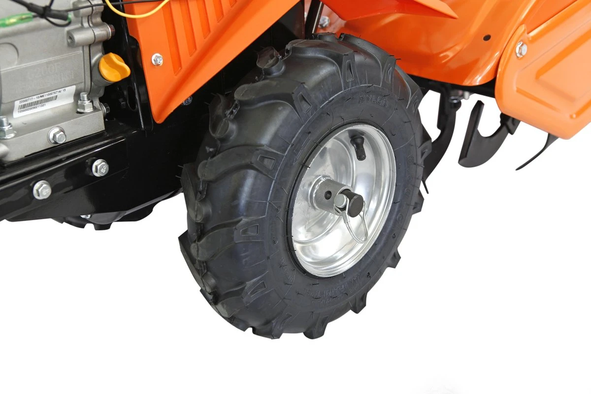 Kibani Grondfrees Benzine - 196cc - 46CM Breedte - 6.5PK - Loncin Motor - Tuinfrees - Tuinfrees Benzine - Bodemfrees - Tuinploeg - Grondfreesmachine - Afbeelding 4