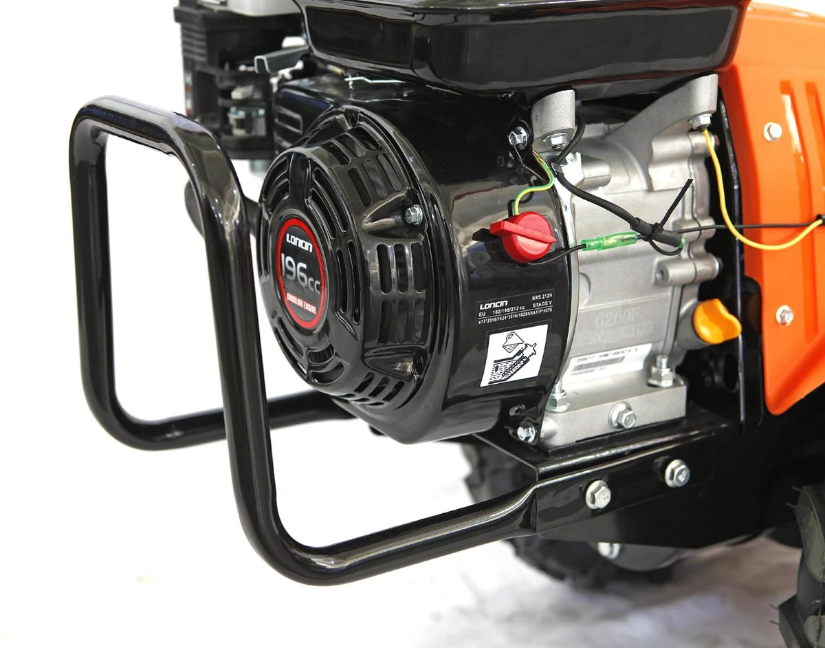 Kibani Grondfrees Benzine - 196cc - 46CM Breedte - 6.5PK - Loncin Motor - Tuinfrees - Tuinfrees Benzine - Bodemfrees - Tuinploeg - Grondfreesmachine - Afbeelding 7