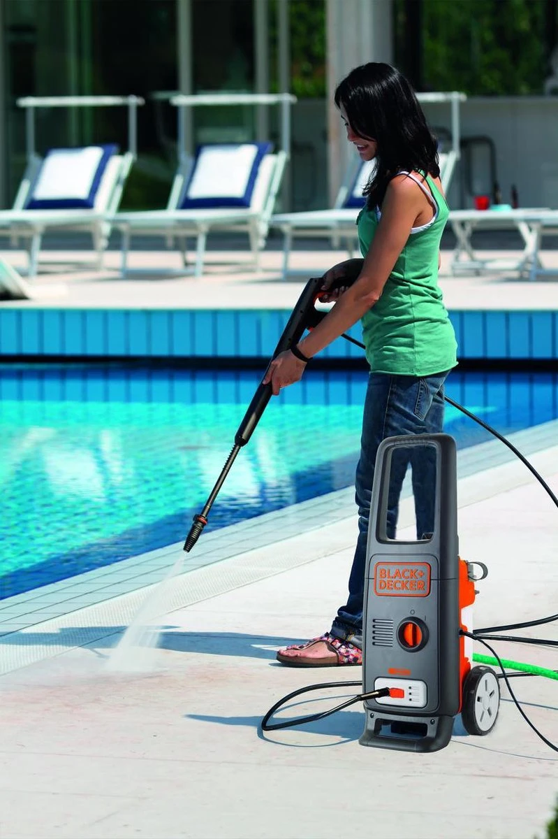 Black & Decker BLACK+DECKER Hogedrukreiniger BXPW1600PE - 1600 Watt - 125 Bar - 420 L/u - Verrijdbaar - Afbeelding 5